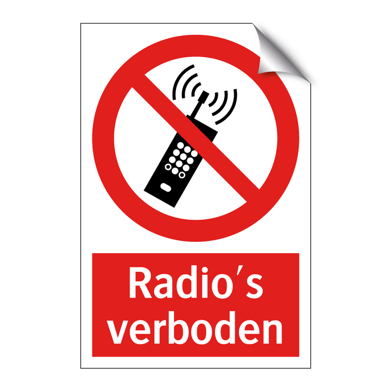 Radio's verboden