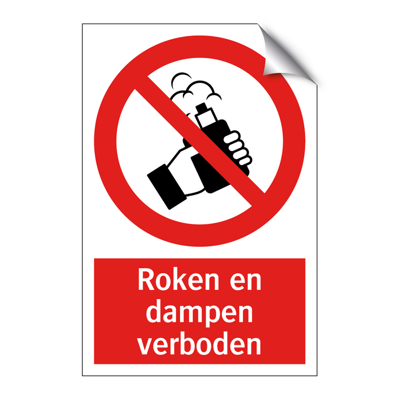 Roken en dampen verboden