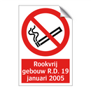 Rookvrij gebouw R.D. 19 januari 2005