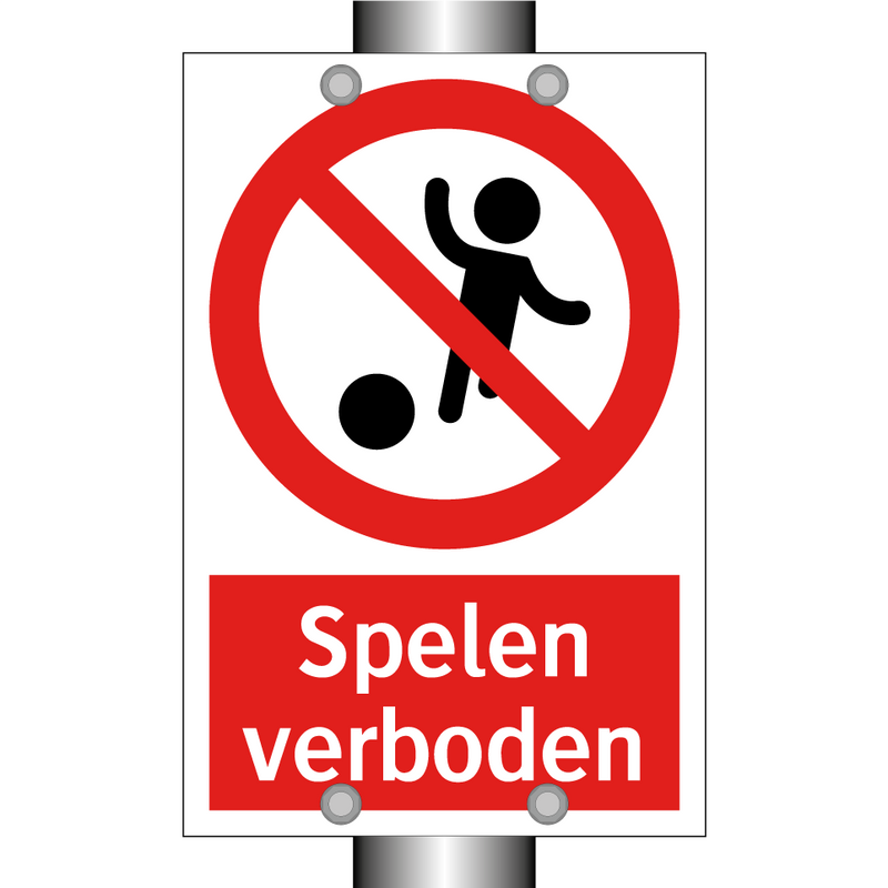 Spelen verboden