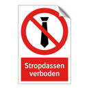 Stropdassen verboden