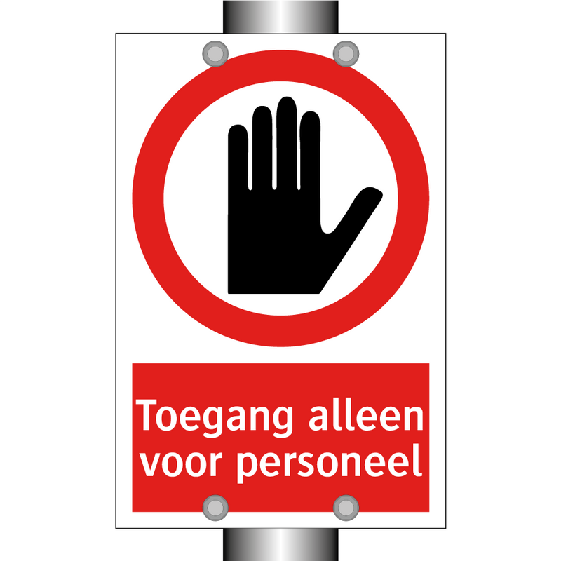 Toegang alleen voor personeel
