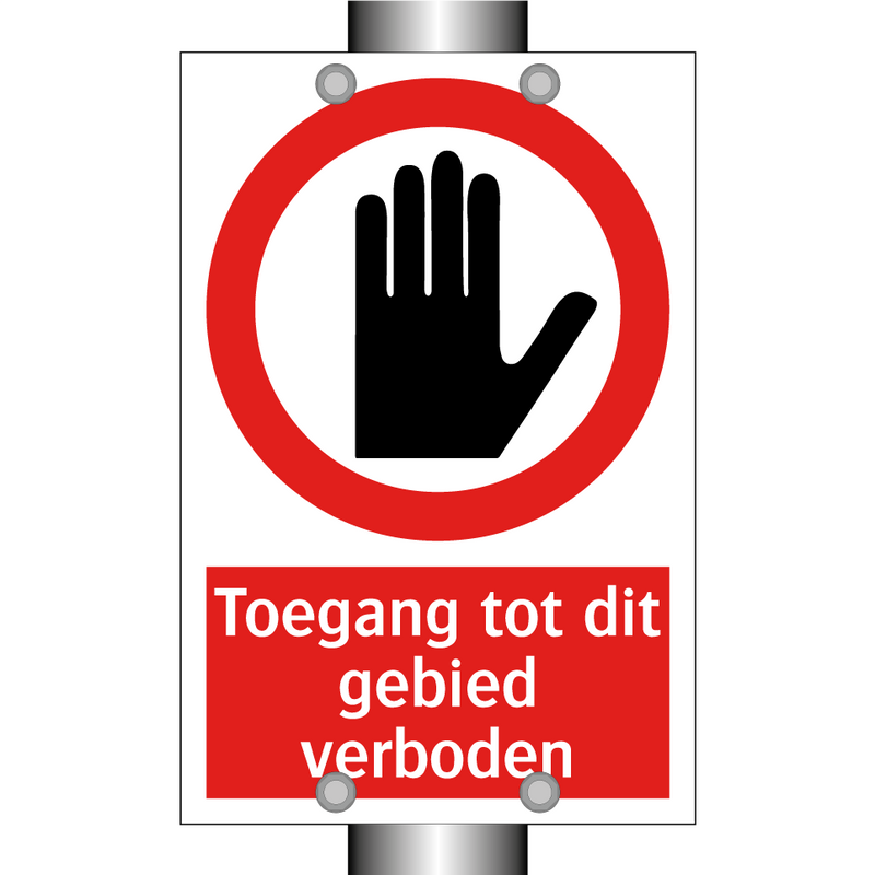 Toegang tot dit gebied verboden