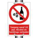 Toegang vanaf 18 jaar. Alcohol en harddrugs verboden