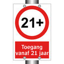 Toegang vanaf 21 jaar