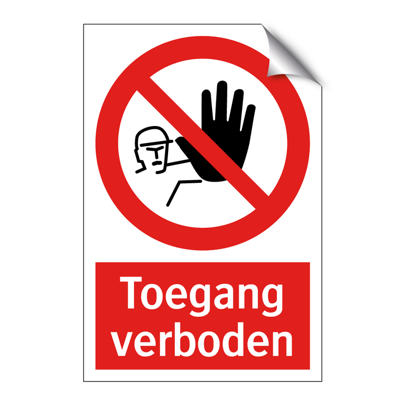 Toegang verboden