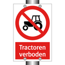 Tractoren verboden