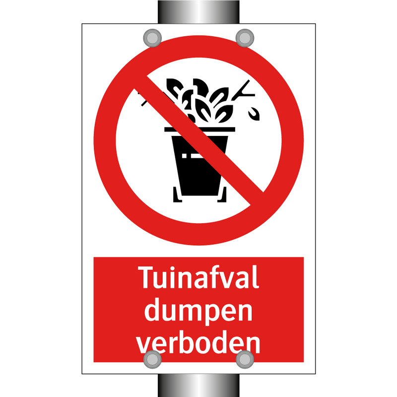Tuinafval dumpen verboden
