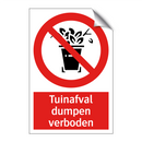 Tuinafval dumpen verboden