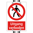 Uitgang verboden