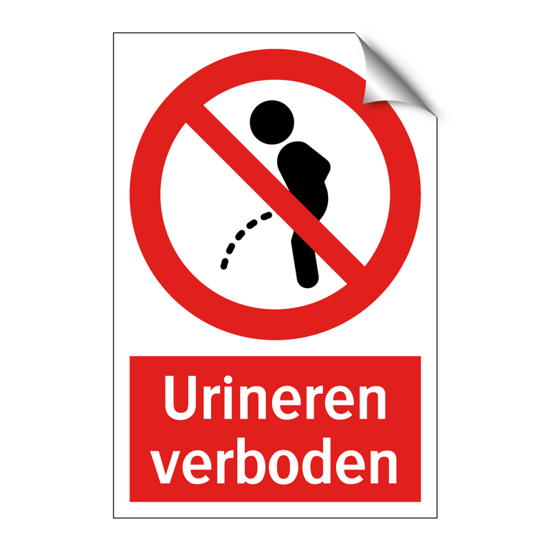 Urineren verboden