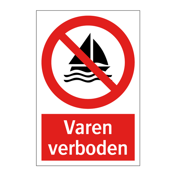 Varen verboden