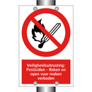 Veiligheidsuitrusting: Pesticiden - Roken en open vuur maken verboden
