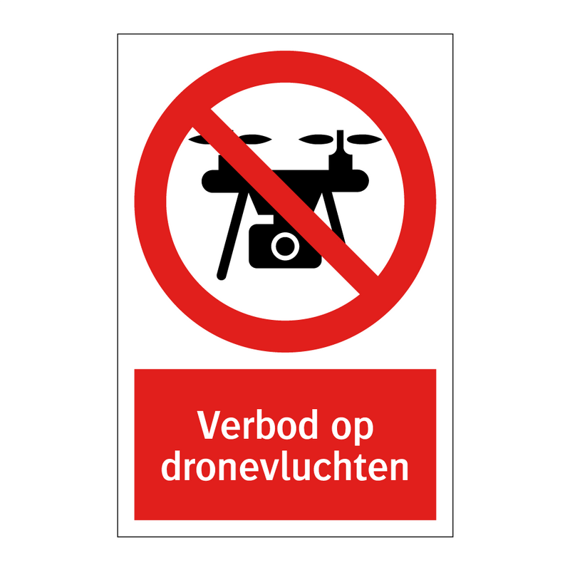 Verbod op dronevluchten