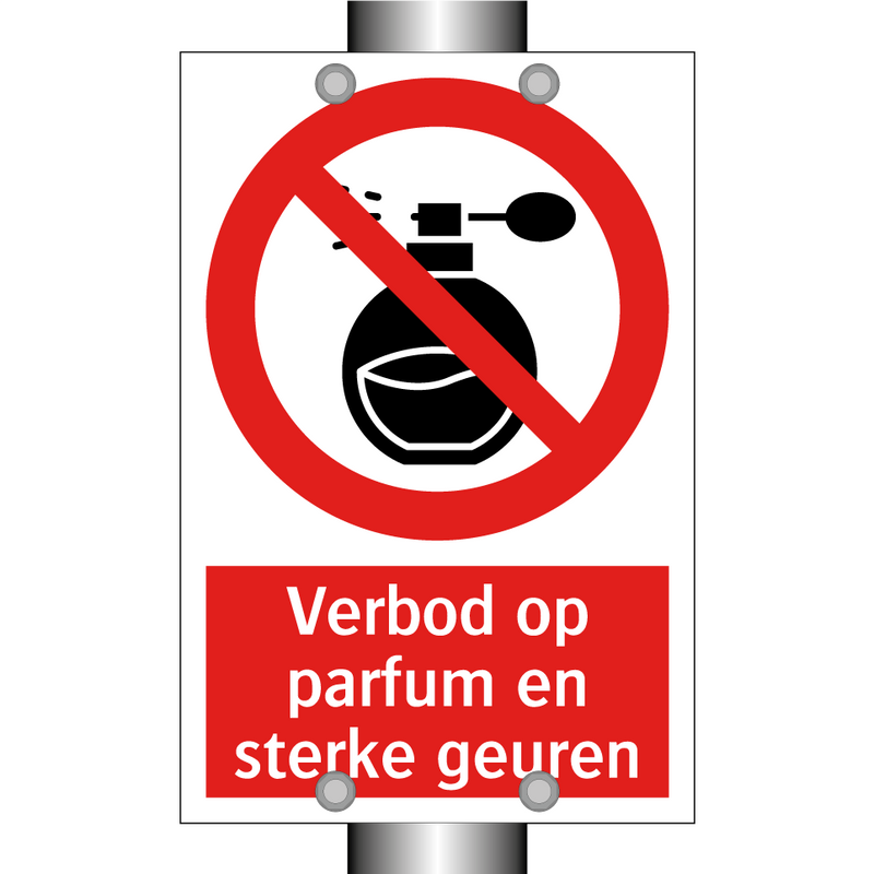 Verbod op parfum en sterke geuren