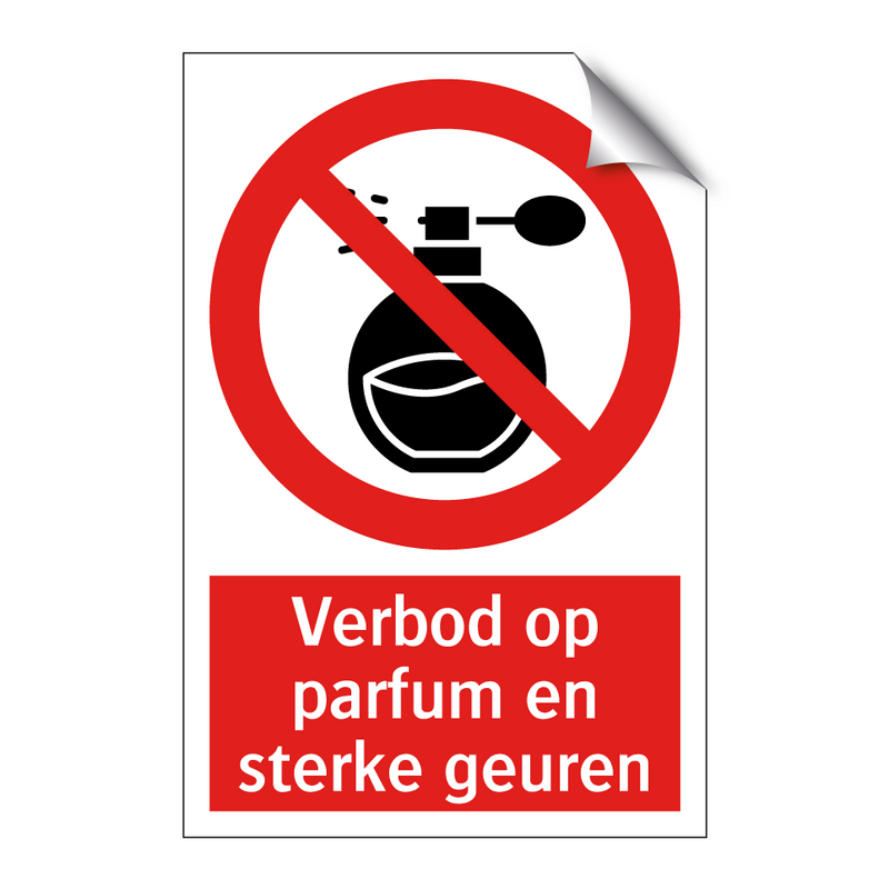 Verbod op parfum en sterke geuren