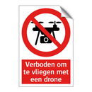 Verboden om te vliegen met een drone