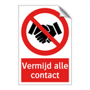 Vermijd alle contact