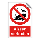 Vissen verboden