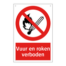 Vuur en roken verboden