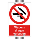 Wapens dragen verboden