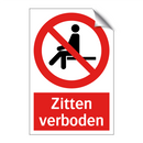 Zitten verboden