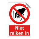 Niet reiken in