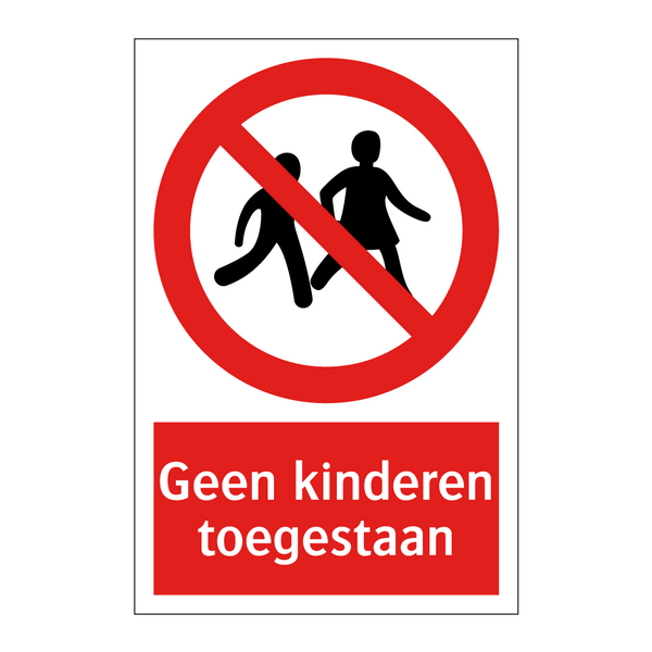 Geen kinderen toegestaan