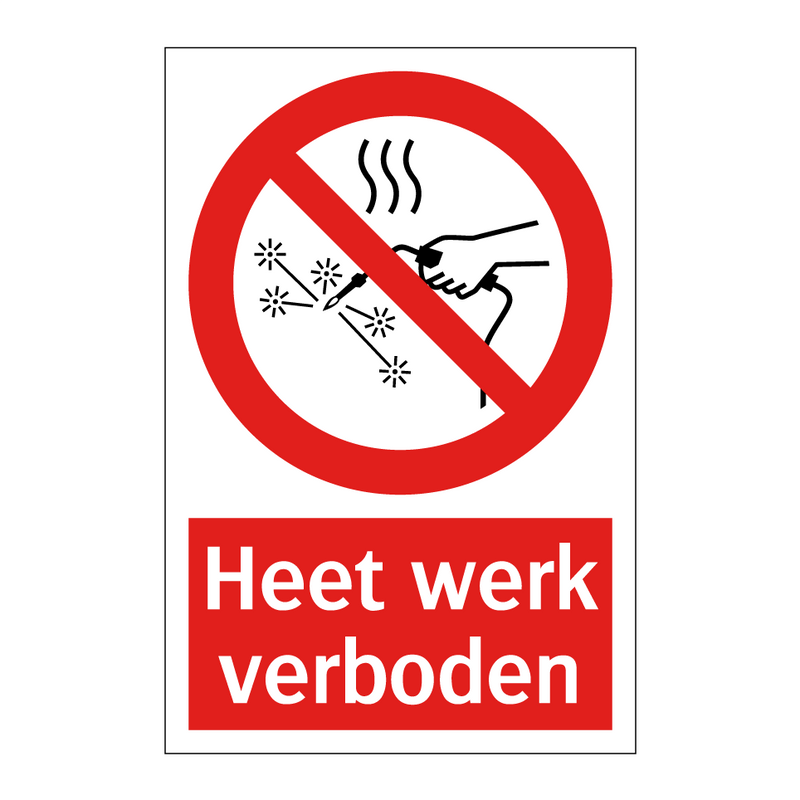 Heet werk verboden