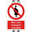 Niet voor zwangere vrouwen