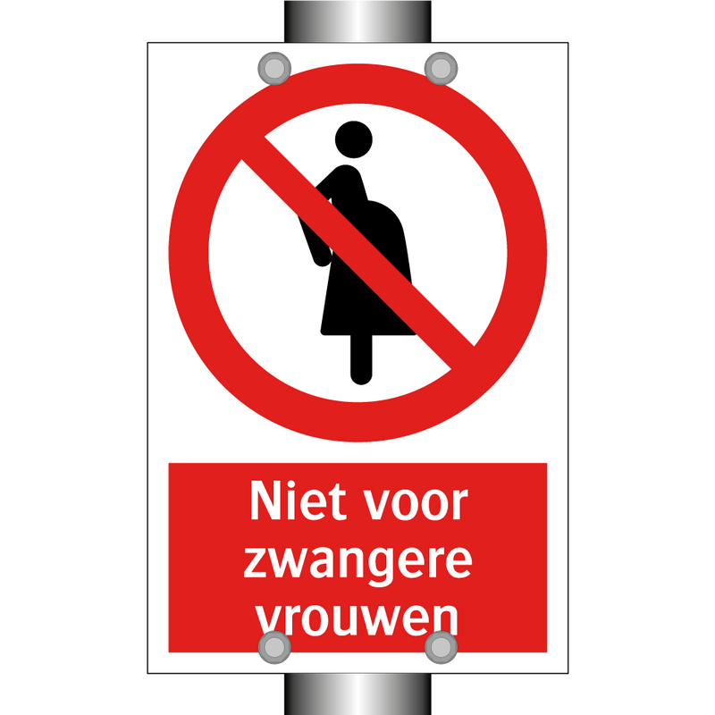 Niet voor zwangere vrouwen