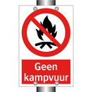 Geen kampvuur