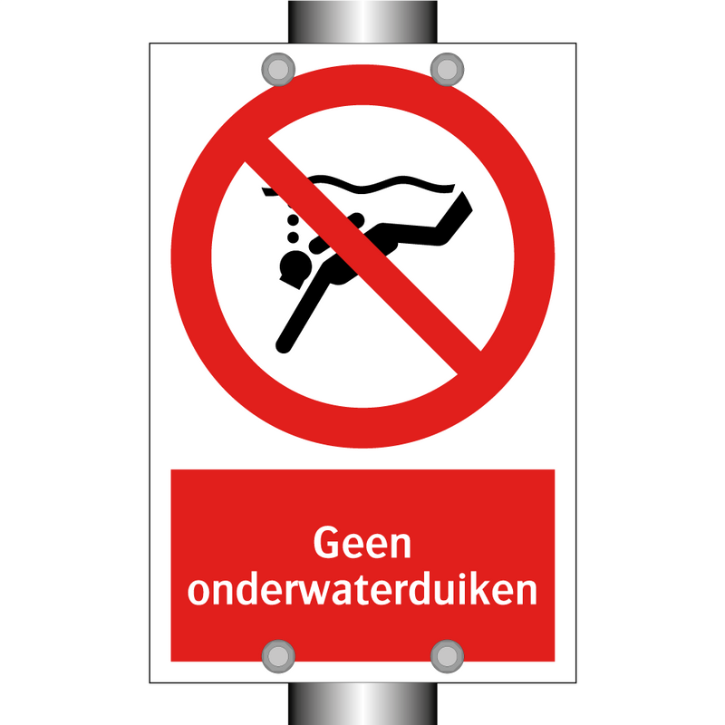 Geen onderwaterduiken