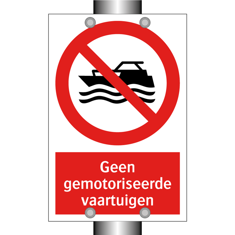 Geen gemotoriseerde vaartuigen