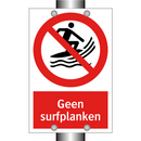 Geen surfplanken