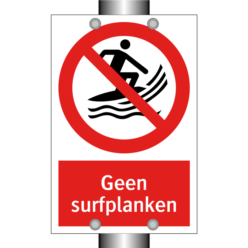 Geen surfplanken