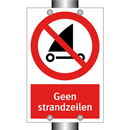 Geen strandzeilen