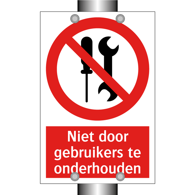 Niet door gebruikers te onderhouden