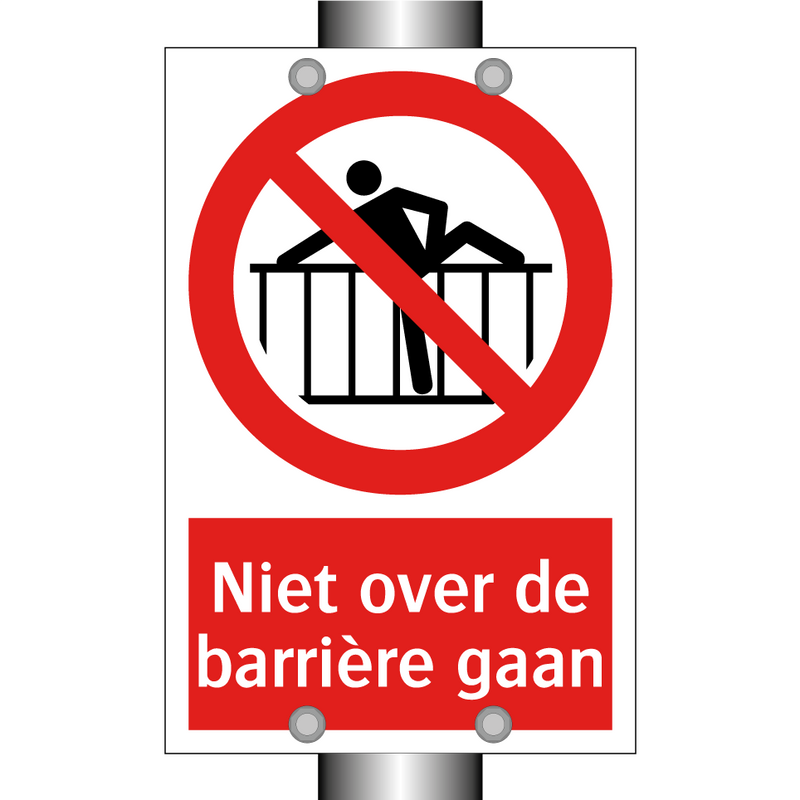 Niet over de barrière gaan