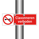 Claxonneren verboden