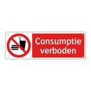Consumptie verboden