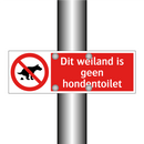 Dit weiland is geen hondentoilet