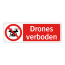 Drones verboden