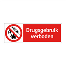 Drugsgebruik verboden
