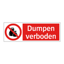 Dumpen verboden