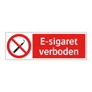 E-sigaret verboden