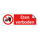 Eten verboden