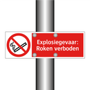 Explosiegevaar: Roken verboden