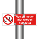 Fietsen mogen niet worden geplaatst