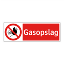 Gasopslag